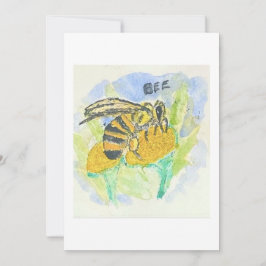 Bee Greeting Card Einladung