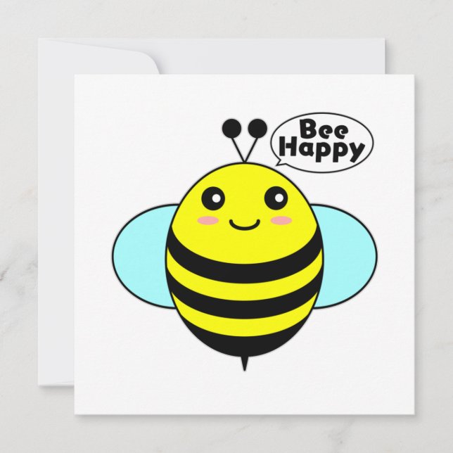 Bee Happy 3 Karte (Vorderseite)
