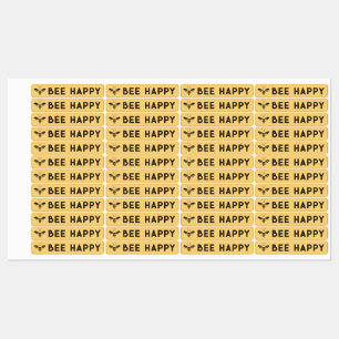 BEE HAPPY 96 Waterproof Tamper-offenes Honey-Siege Etiketten