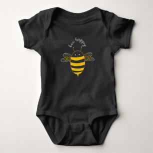 Bee Happy Baby Strampler