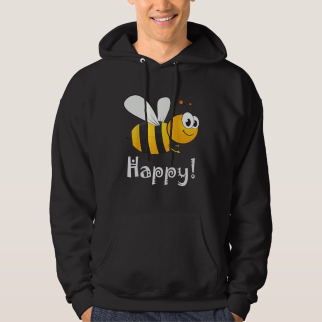 Bee Happy Bee Bright Hoodie (Vorderseite)