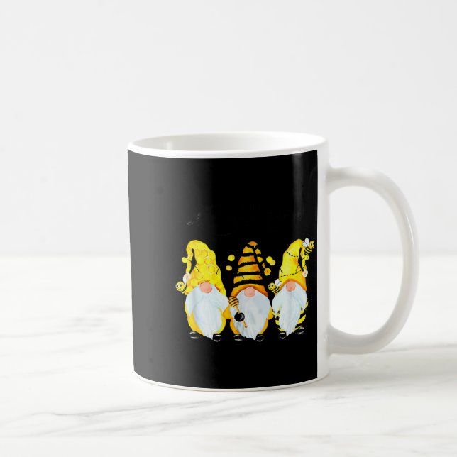 Bee Happy Bee Gnome Spring  Kaffeetasse (Rechts)