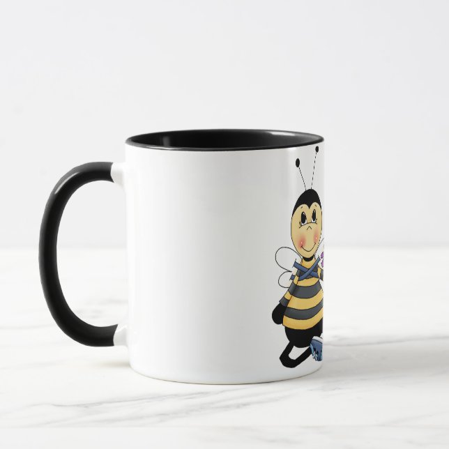 Bee Happy Mug (Gauche)