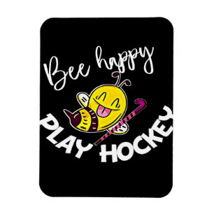Bee Happy Play Hockey Bee Geschenke ,I Liebe Bee H Magnet