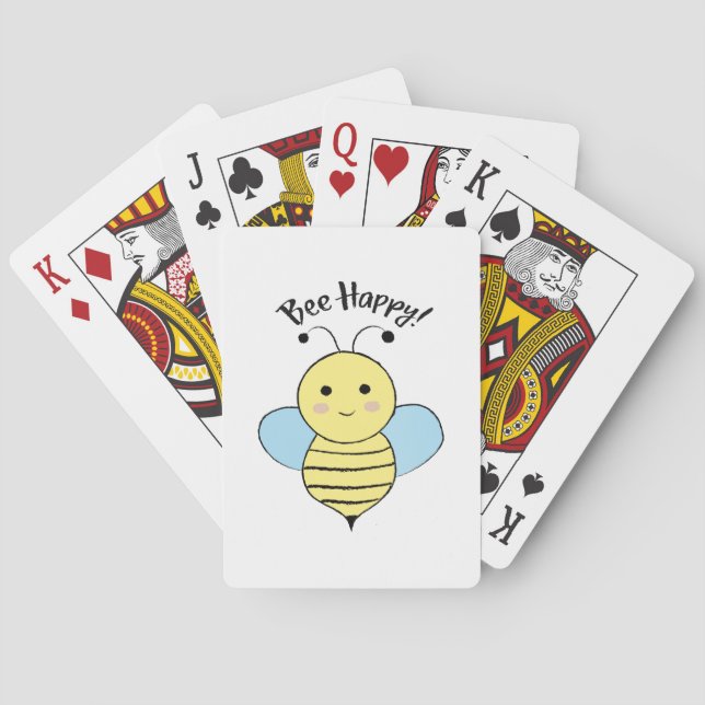 Bee Happy Spielkarten (Rückseite)