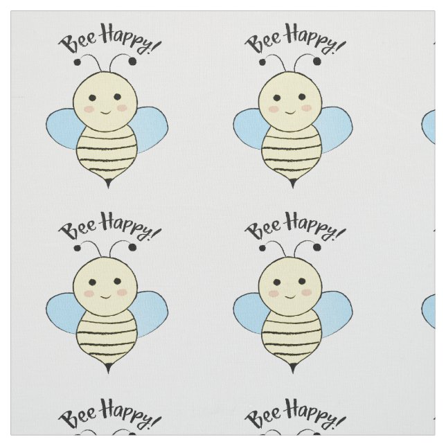 Bee Happy Stoff (Muster)