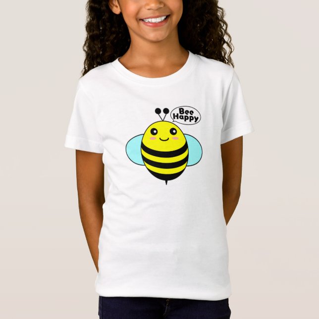 Bee Happy T - Shirt (Vorderseite)