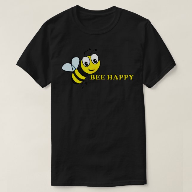 Bee Happy T-Shirt (Design vorne)