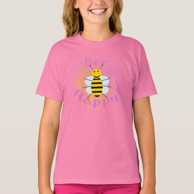 Bee Happy T-Shirt (Vorderseite)