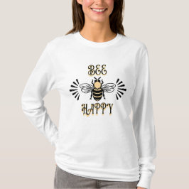 Bee Happy | Vintage Honigbiene T-Shirt