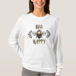 Bee Happy | Vintage Honigbiene T-Shirt