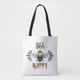 Bee Happy | Vintage Honigbiene Tasche