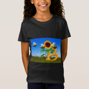 Bee Honey Blume T-Shirt