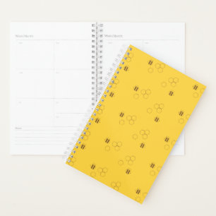 Bee Honeycomb Print Planer