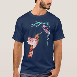 Bee Hummingbird Beautiful Bird Liebhaber T-Shirt