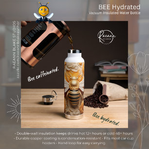Bee Hydrated isolierte Wasserflasche Trinkflasche