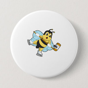 Bee Ice Hockey Eishockey-Stab Button