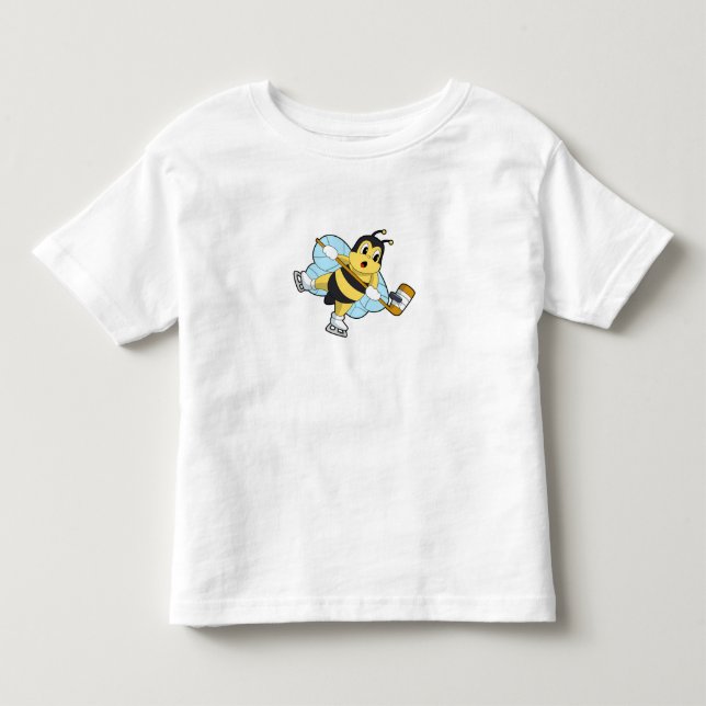 Bee Ice Hockey Eishockey-Stab Kleinkind T-shirt (Vorderseite)