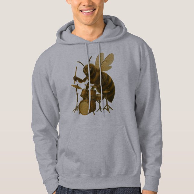 Bee jouant tambour tambour tambour tambour Sweat - (Devant)