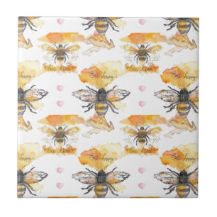 Bee Kind - Bee Happy Fliese