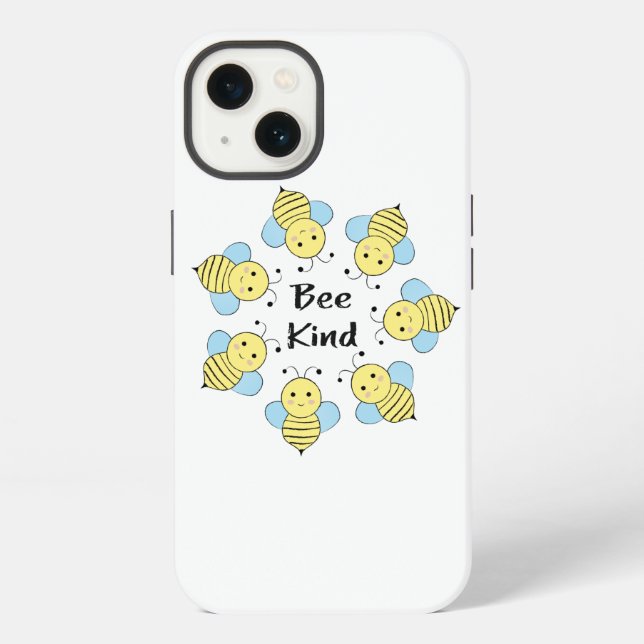 Bee Kind Bees iPhone Hülle (Rückseite)