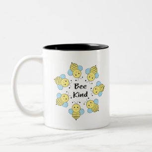 Bee Kind Bees Zweifarbige Tasse