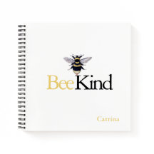 Bee Kind Bumblebee Yellow Black Journal Carnet