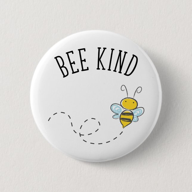 Bee Kind Button (Vorderseite)
