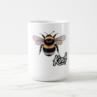 Bee Kind Cute Bumblebee Illustration - Inspiration Kaffeetasse