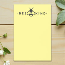 Bee Kind Gelbe und schwarze Hummel