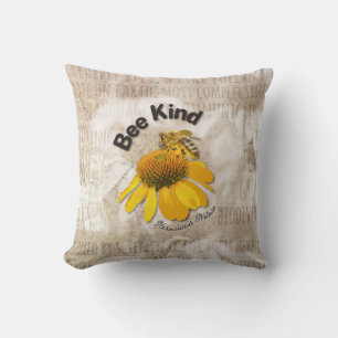 Bee Kind - Harmonische Natur Kissen