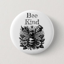 Bee Kind | Honigbienen, Honig und Blume Zitat