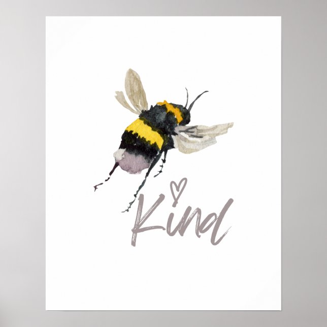 Bee Kind Poster (Vorne)