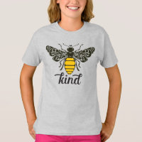 Bee Kind | Seien Sie freundlich | Verzierte Biene