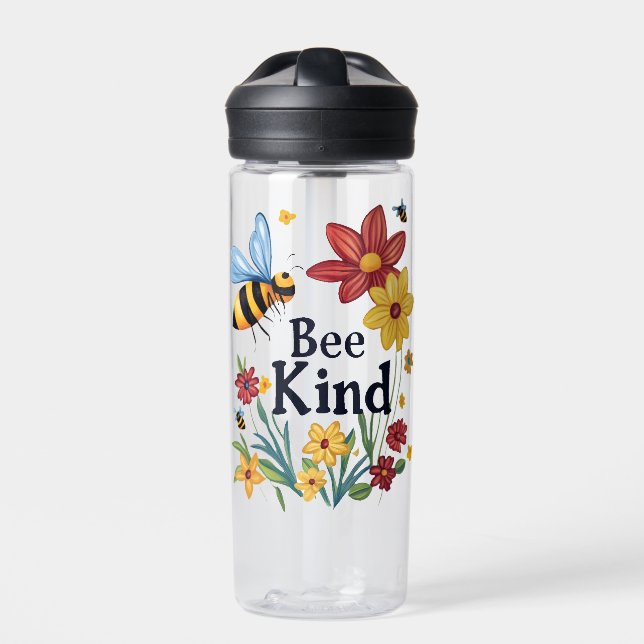Bee Kind Trinkflasche (Vorderseite)