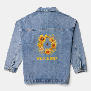 Bee Kind Women's Denim Jacket Jeansjacke