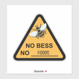 Bee laute und rede für die Bestäuber Aufkleber