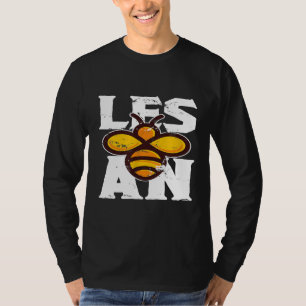 Bee Lesbian Lgbt Gay Pride Vintag Design T-Shirt