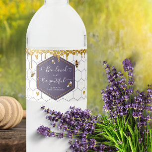 Bee-Liebling und beyoutiful Water Flasche Label