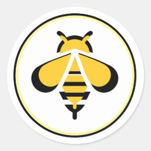 BEE-Logo für Verkauf oder Vergnügen Runder Aufkleber