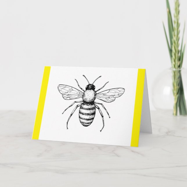 Bee Lover Karte (Vorderseite)