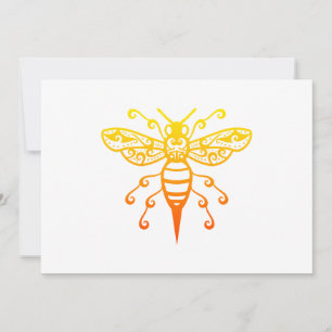 Bee Maori Style Polynesischer Stamm Tattoo Geschen Save The Date