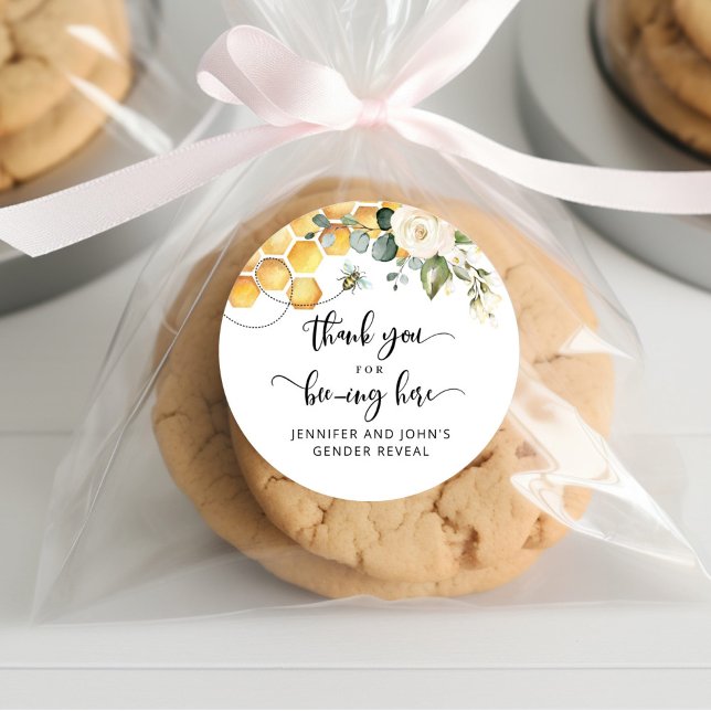 Bee merci d'être ici autocollants (Créateur téléchargé)