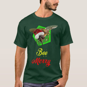 Bee Merry die geschäftige Weihnachtsbiene T-Shirt