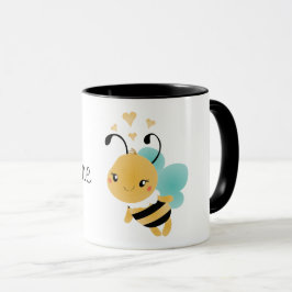 Bee Mine Bumblebee Hearts Tasse