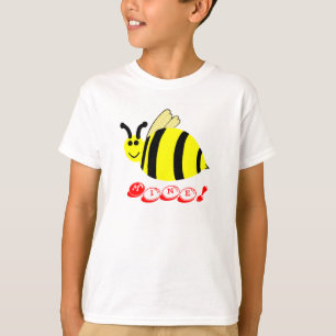 Bee Mine Valentine Yellow Bumble Bee Candy Bits T-Shirt