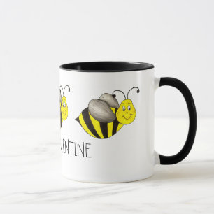 Bee My Valentine Bumblebee Valentine's Day Mug