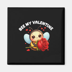 Bee My Valentine Valentinstag-Shirts mit Biene und Magnet