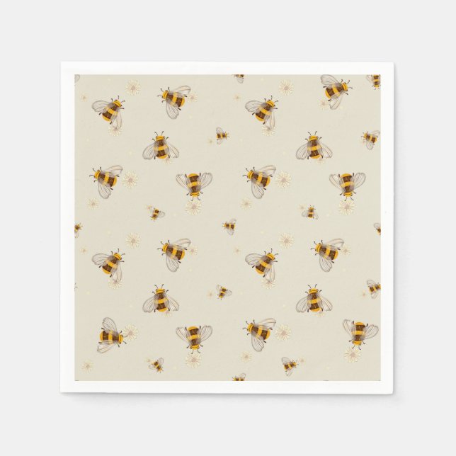 Bee Napkins Serviette (Vorderseite)