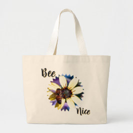 Bee Nice Large Tote Bag Jumbo Stoffbeutel